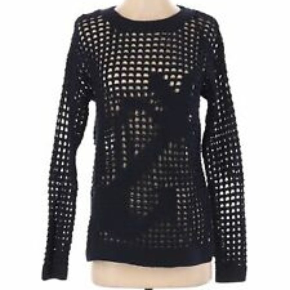 KENAR Open Knit Sweater Size S